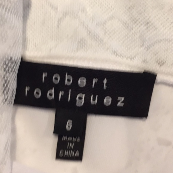 ROBERT RODRIGUEZ while lace sheer top zipper 6 - Picture 4 of 6